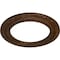 Ekena Millwork Andrea Ceiling Medallion (Fits Canopies up to 8"), 12"OD x 8"ID x 1/2"P, Root Beer Crackle CM12ADRBC - alternate 3